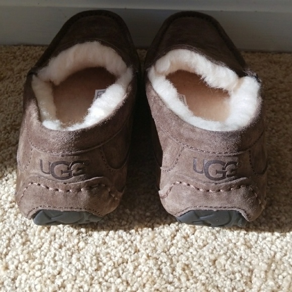 Like New! UGG Brown Suede Men\'s Moccasins main image 2